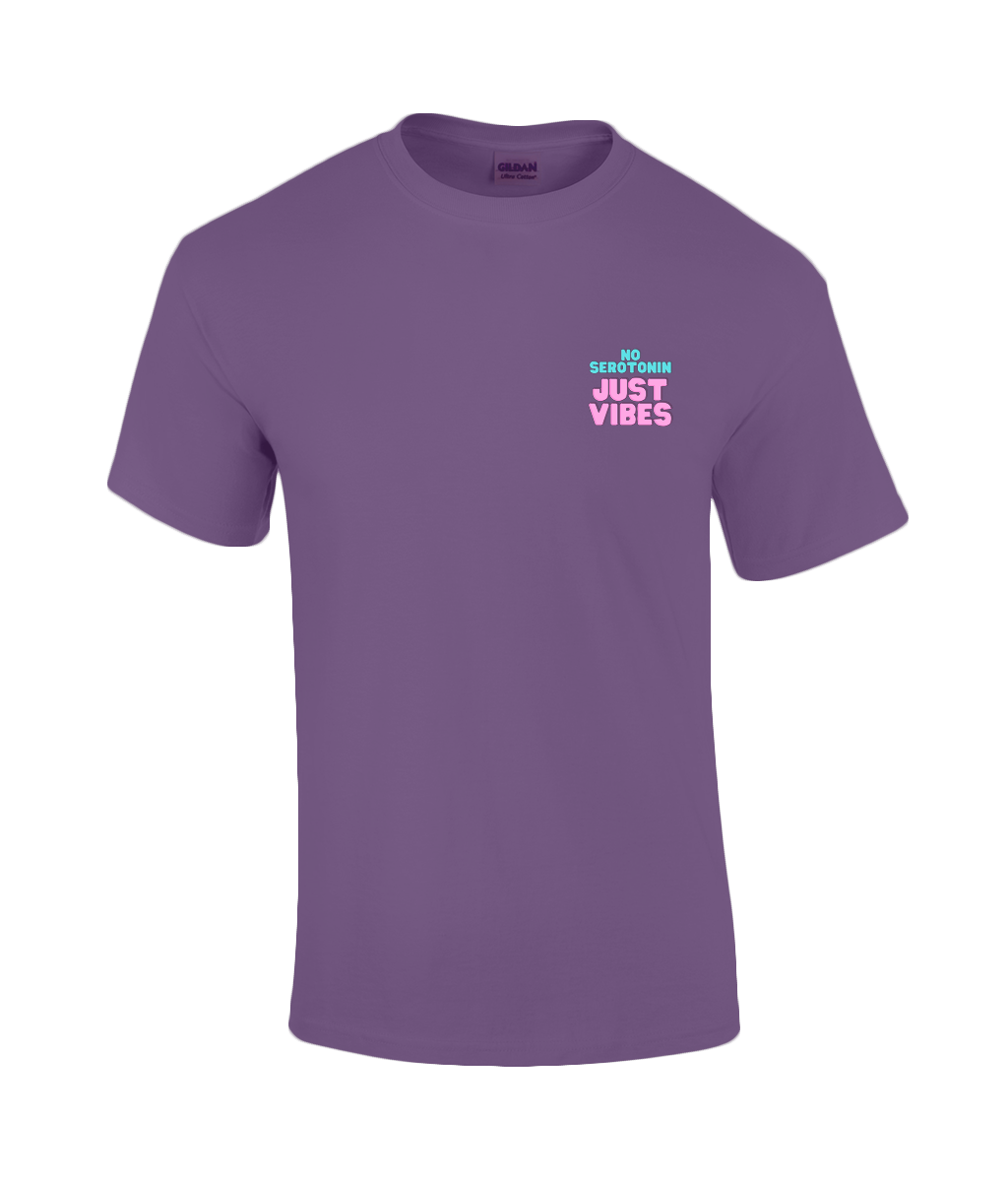 No Serotonin Just Vibes Pocket Tee