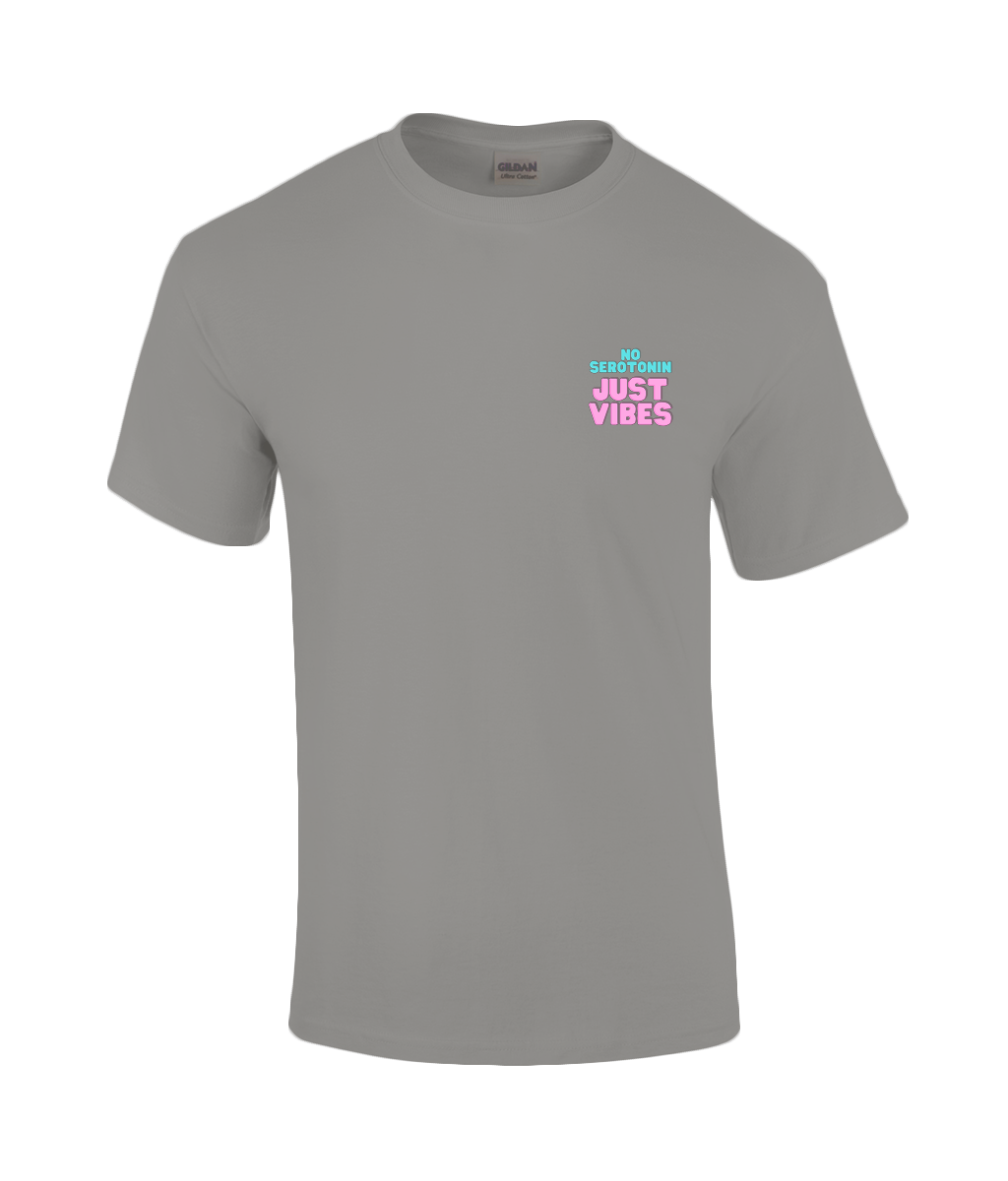 No Serotonin Just Vibes Pocket Tee