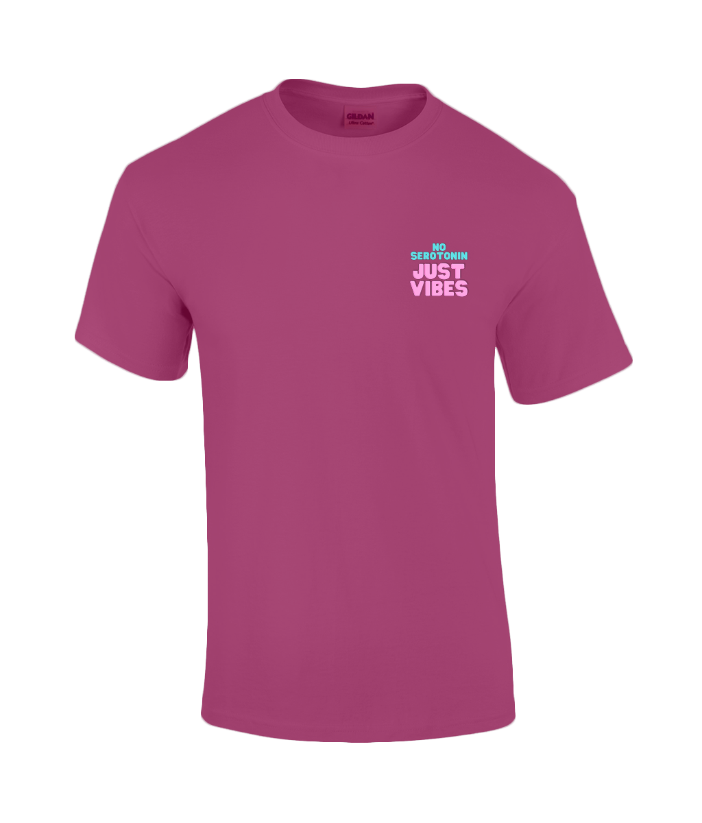 No Serotonin Just Vibes Pocket Tee